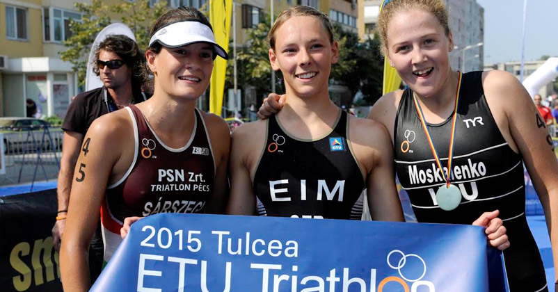 La Tulcea a avut loc a treia editie Delta Rowmania Triathlon si in premiera in România, prima ediție a unei cupe europene de juniori
