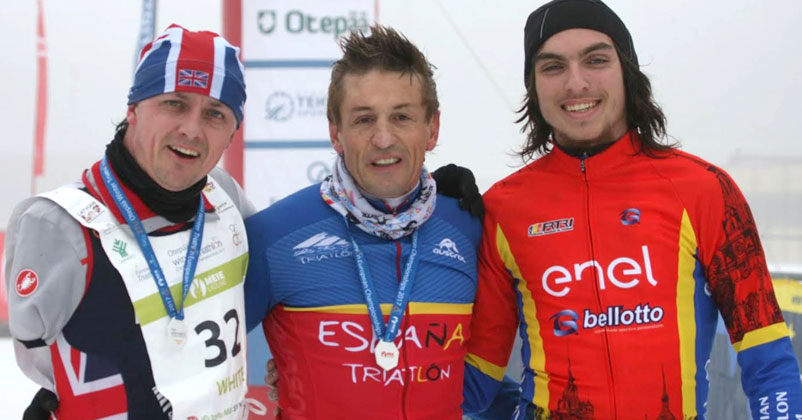 Campionatul European de Wintertriathlon - o medalie de argint